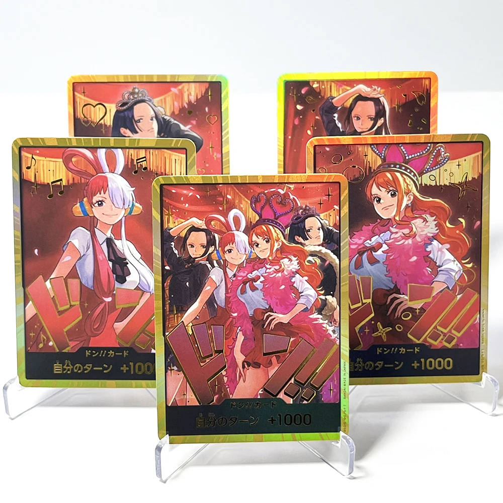 DON!!ONE PIECE Anime Collection Game Card Proxy OPCG English/japanese Hancock/Nami/Robin/Nice Robin/Uta texture Hotstamped Card
DON!!ONE PIECE Anime Collection Game Card Proxy OPCG English/japanese Hancock/Nami/Robin/Nice Robin/Uta texture Hotstamped Card