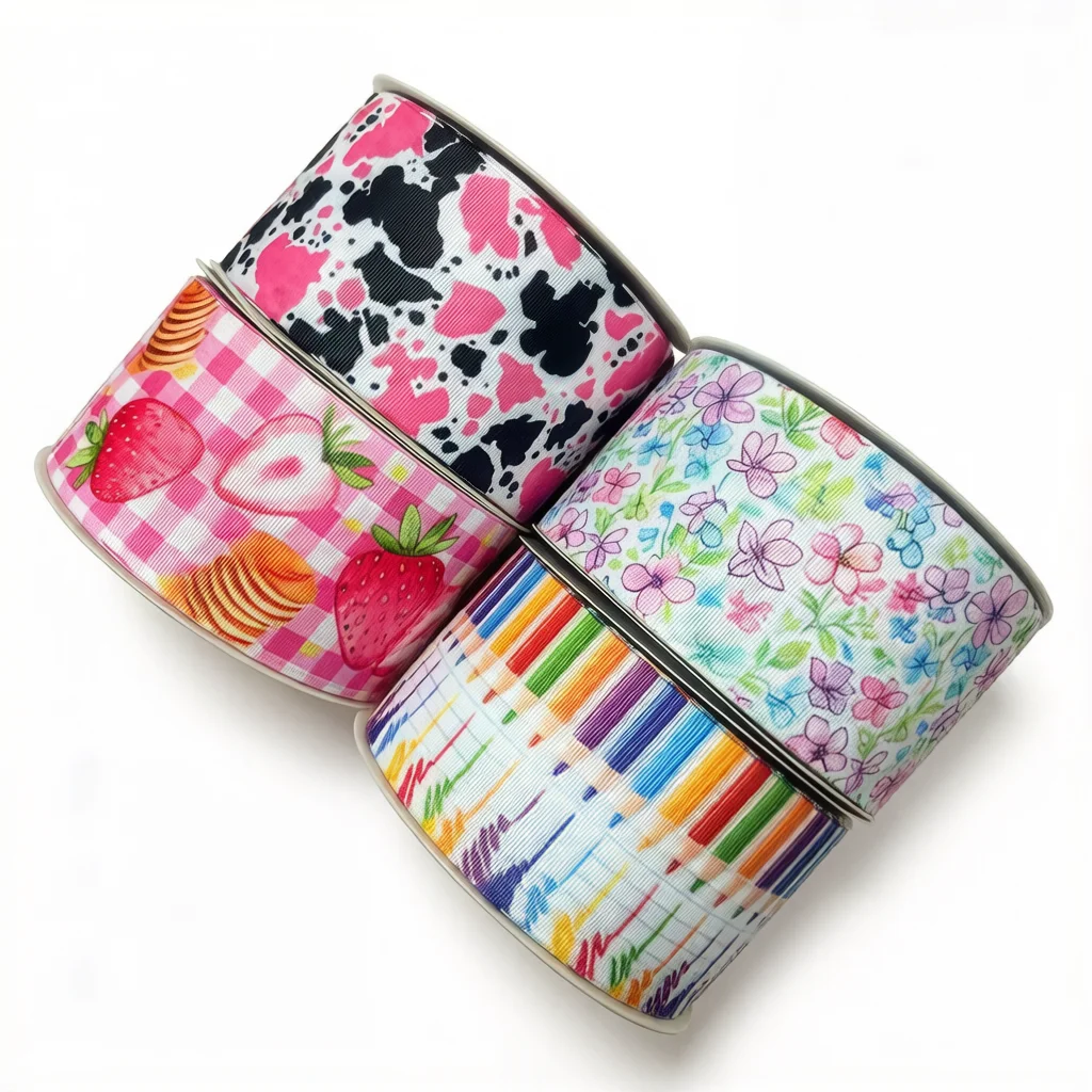 50Yards Leopard Grosgrain Ribbon Heat Transfer Printed Flower Strawberry Liston for DIY Hairbows Craft Supplies DIY Accessories
50Yards Leopard Grosgrain Ribbon Heat Transfer Printed Flower Strawberry Liston for DIY Hairbows Craft Supplies DIY Accessories