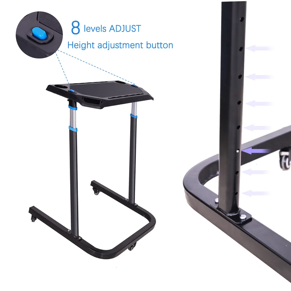 Adjustable Height Bike Desk, Laptop Stand for Indoor Cycling & Standing Use
Adjustable Height Bike Desk, Laptop Stand for Indoor Cycling & Standing Use