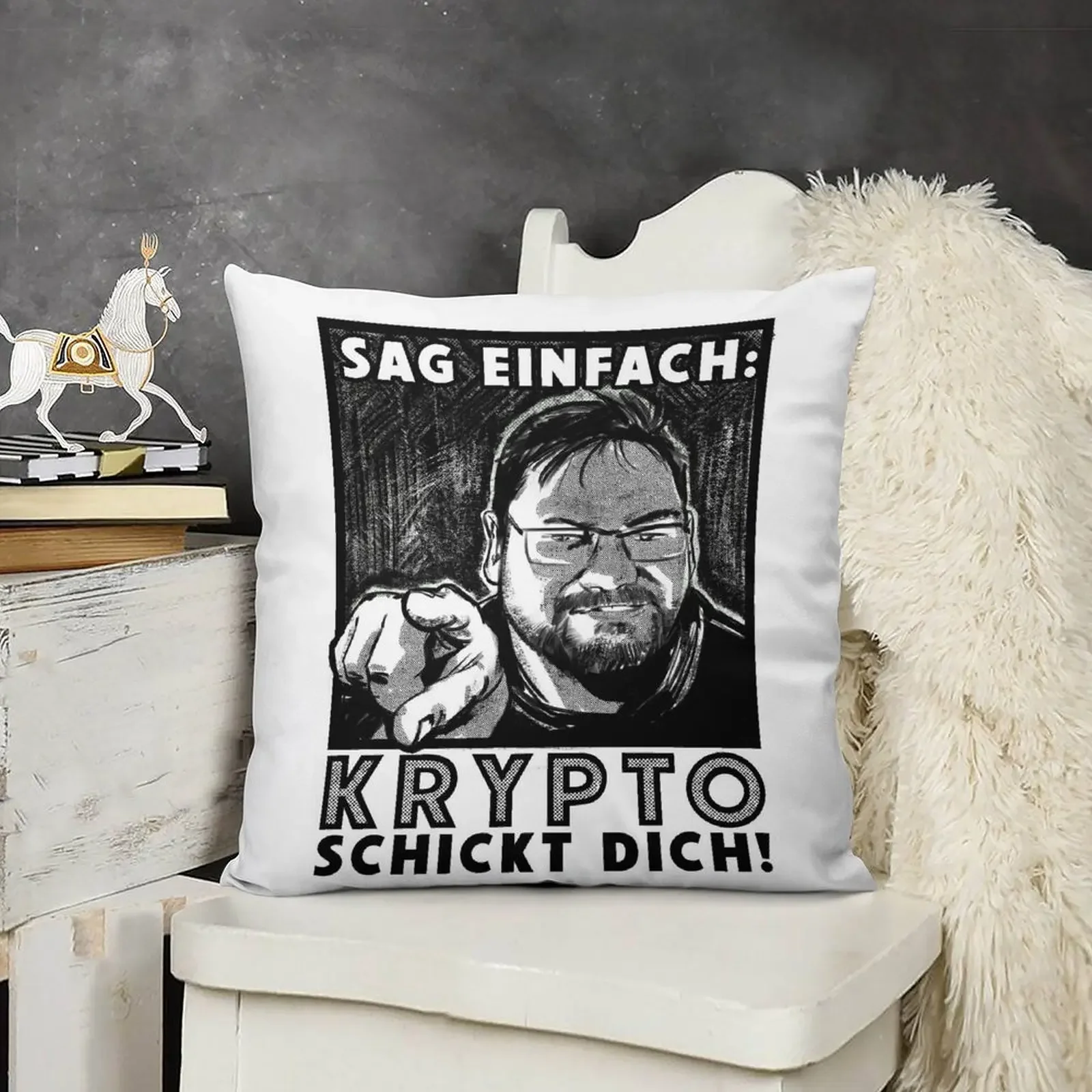 Krypto schickt Dich! Throw Pillow Custom Cushion Covers For Sofas Christmas Pillow Cases Sofa Cover pillow
Krypto schickt Dich! Throw Pillow Custom Cushion Covers For Sofas Christmas Pillow Cases Sofa Cover pillow