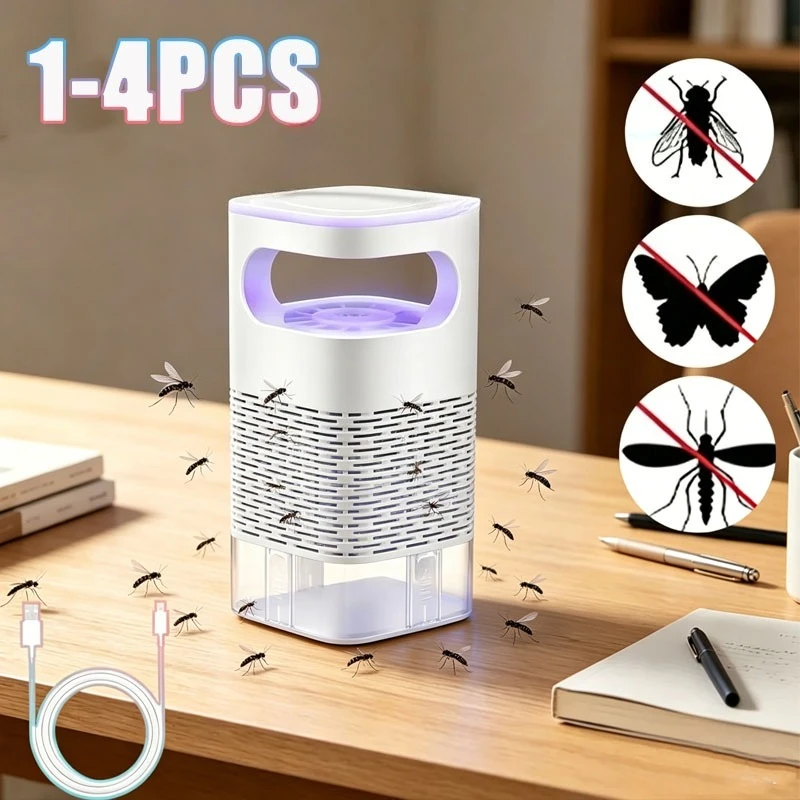 1-4pcs USB Physical Insect Killer LED Suction Trap Mosquito Fly Catcher Indoor Silent Bug Zapper for Bedroom Home Pest Control
1-4pcs USB Physical Insect Killer LED Suction Trap Mosquito Fly Catcher Indoor Silent Bug Zapper for Bedroom Home Pest Control