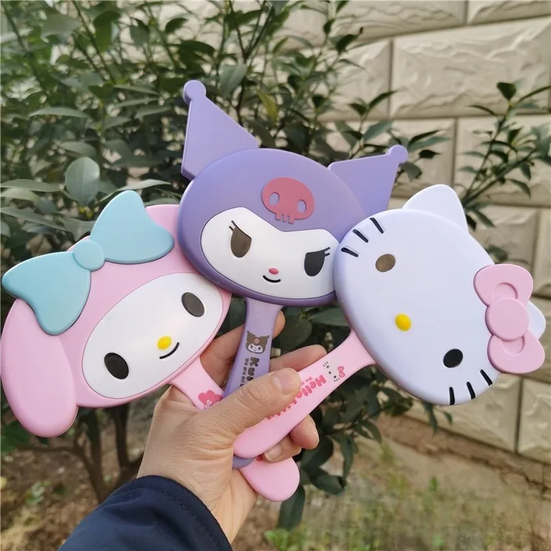 Sanrio Hello Kitty Cartoon Anime Kuromi Cute Comb Student Portable Comb and Mirror Makeup Accessories Girl Decoration Kids Gifts
Sanrio Hello Kitty Cartoon Anime Kuromi Cute Comb Student Portable Comb and Mirror Makeup Accessories Girl Decoration Kids Gifts