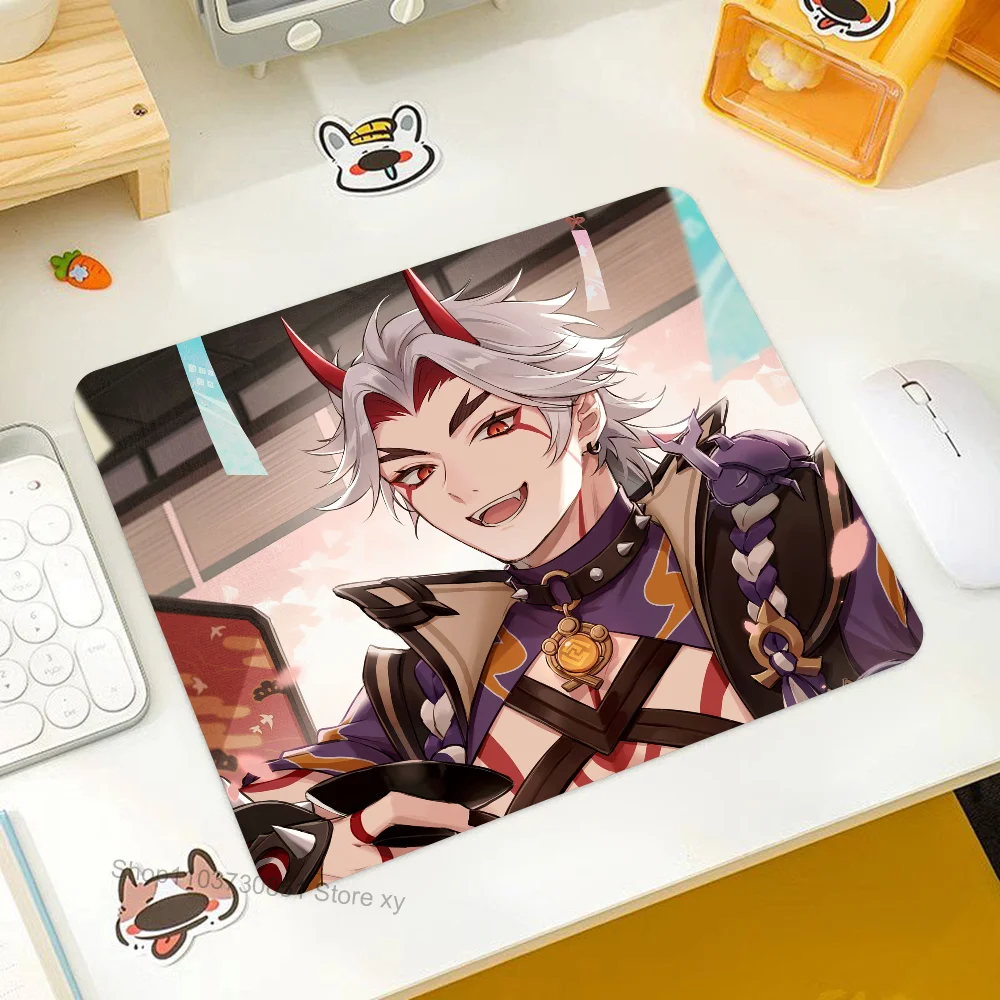 Arataki Itto Genshin Impact Mousepad RGB Small Size Gaming Mouse Pad With LED Light Desk Mat Super Smooth Non-slip Rubber
Arataki Itto Genshin Impact Mousepad RGB Small Size Gaming Mouse Pad With LED Light Desk Mat Super Smooth Non-slip Rubber
