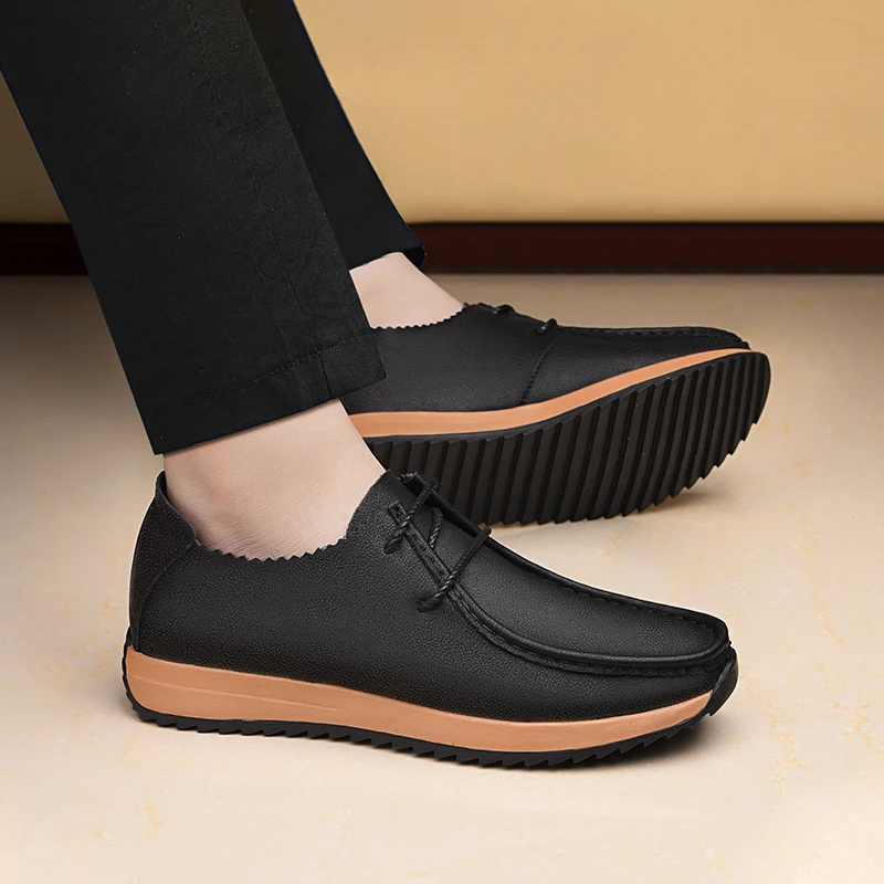 Luxury Brand Height-increasing Insoles Comfortable Men Lace-up Oxford Shoes Leather Business Casual Shoes Soft Men Leather Shoes
Luxury Brand Height-increasing Insoles Comfortable Men Lace-up Oxford Shoes Leather Business Casual Shoes Soft Men Leather Shoes