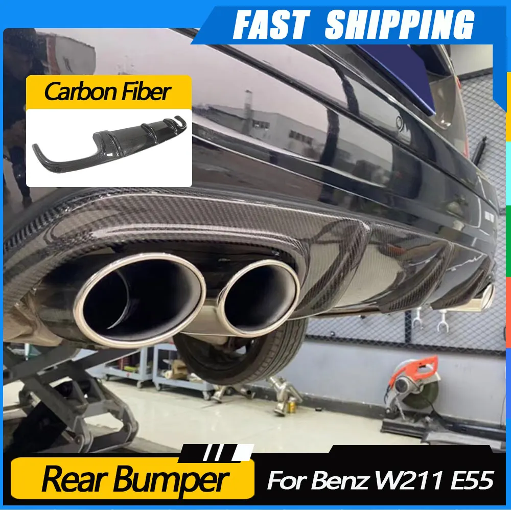 JMCARCOOL для Benz W211 E55 AMG Sedan 2002-2006, задний бампер из углеродного волокна, диффузор, спойлер для губ, комплекты кузова
JMCARCOOL для Benz W211 E55 AMG Sedan 2002-2006, задний бампер из углеродного волокна, диффузор, спойлер для губ, комплекты кузова
