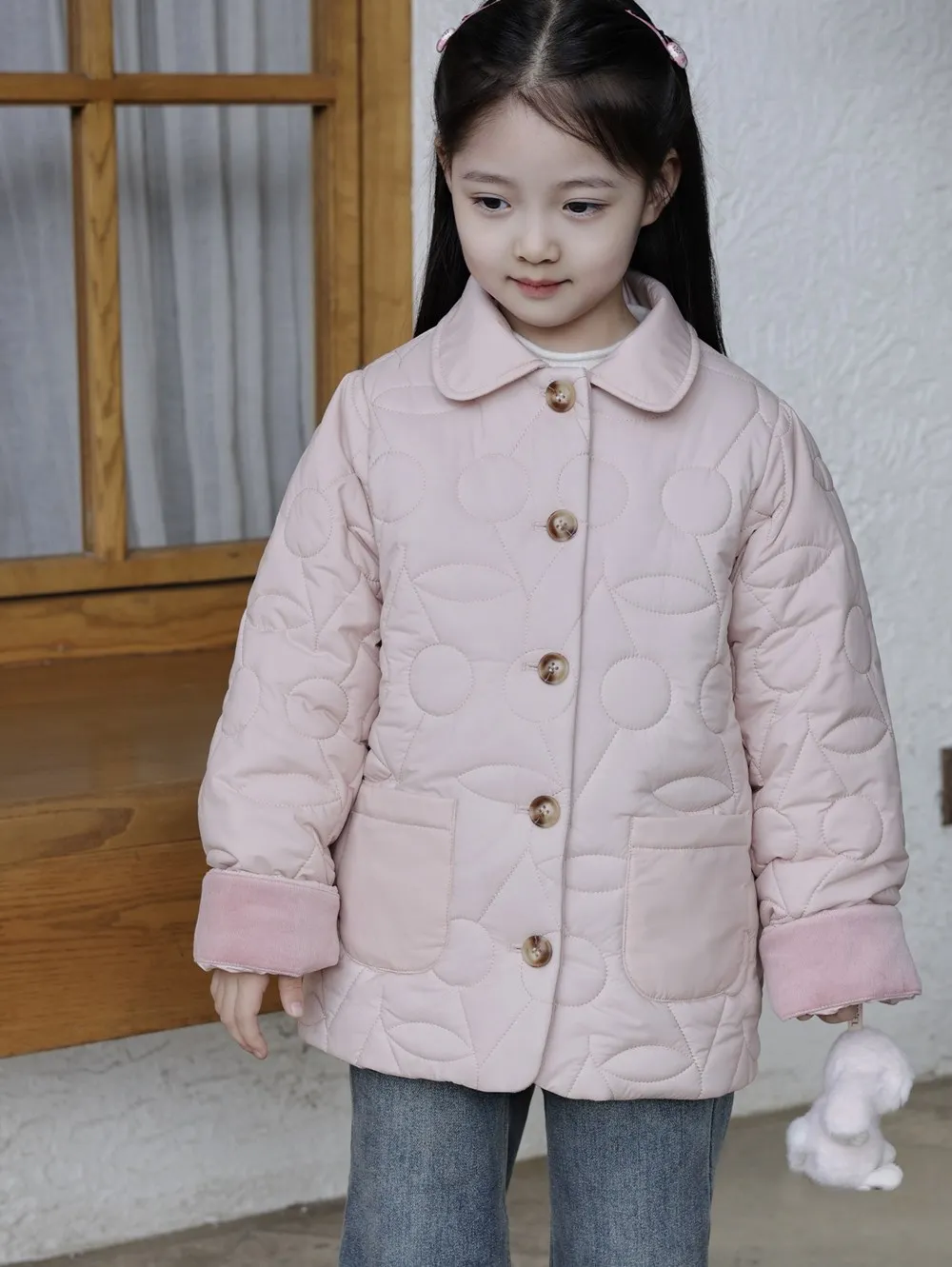 kids coat Cherry pattern embroidery clothes European and American girls' outerwear autumn winter warm cotton jacket
kids coat Cherry pattern embroidery clothes European and American girls' outerwear autumn winter warm cotton jacket
