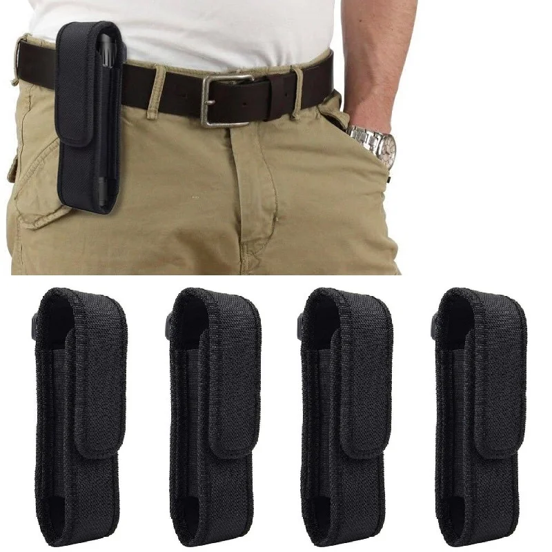 4PCS Tactical 360 Degrees Canvas Rotatable Flashlight Pouch Holster Torch Case for Belt Torch Cover Hunting Lighting Accessories
4PCS Tactical 360 Degrees Canvas Rotatable Flashlight Pouch Holster Torch Case for Belt Torch Cover Hunting Lighting Accessories