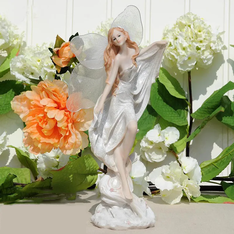 Exquisite High-end European-style Angel Flower Fairy Ornaments Blonde Female Resin Crafts Fashion Home Decoration Birthday Gift
Exquisite High-end European-style Angel Flower Fairy Ornaments Blonde Female Resin Crafts Fashion Home Decoration Birthday Gift