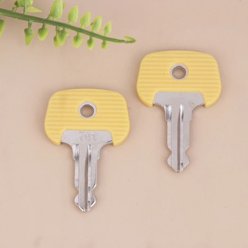 New 2Pcs 701 Forklift Ignition Key For Trucks 28520480 Yellow Ignition Key Power Start Key Manual Electric Forklift Accessories
New 2Pcs 701 Forklift Ignition Key For Trucks 28520480 Yellow Ignition Key Power Start Key Manual Electric Forklift Accessories