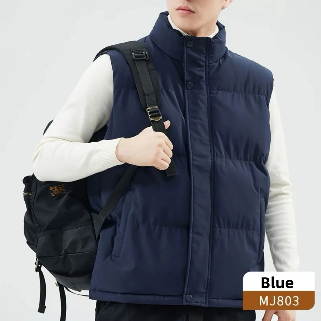 Men's Thiened Casual Cotton Vest Autumn Winter Stand Collar Svel Jaet Stand Fit Zipper Closure Polyester Fiber
Men's Thiened Casual Cotton Vest Autumn Winter Stand Collar Svel Jaet Stand Fit Zipper Closure Polyester Fiber