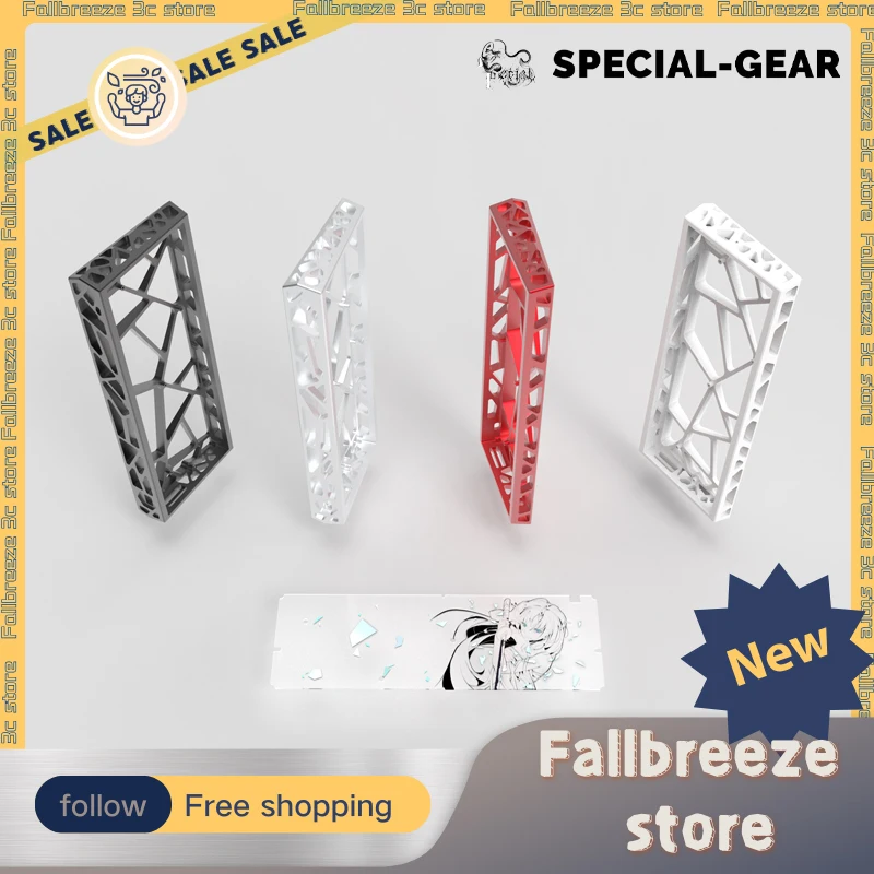 Special Gear SY60 Mechanical Keyboard Shell Aluminium Keyboard Shell Custom Hollow Out Keyboard Case For Wooting ISO Rakka HM66
Special Gear SY60 Mechanical Keyboard Shell Aluminium Keyboard Shell Custom Hollow Out Keyboard Case For Wooting ISO Rakka HM66