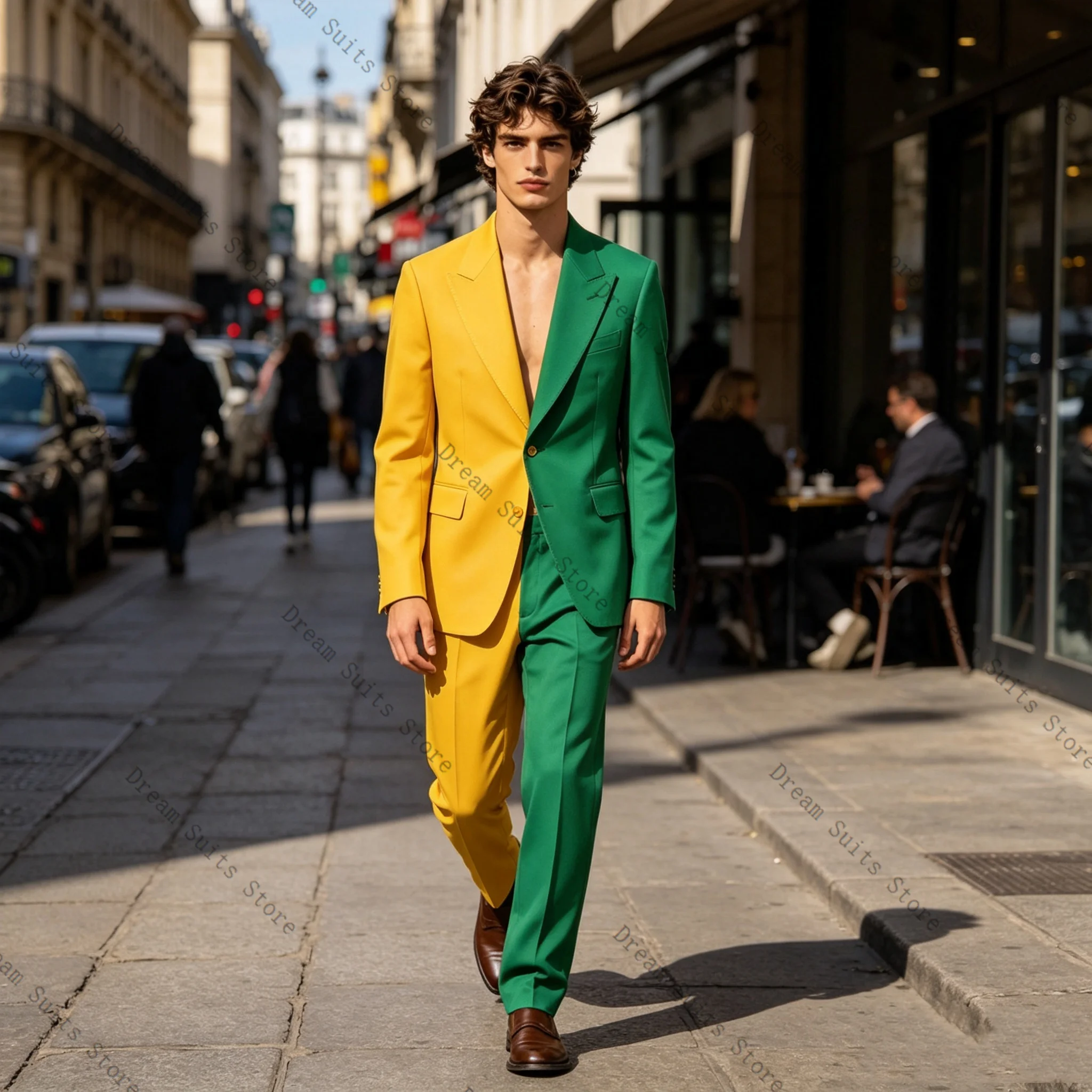 Green Yellow Men Suit Set 2 Pcs Blazer+Pants Trousers Cotton Customized Formal Office Jacket Wedding Tuxedos Prom Coat
Green Yellow Men Suit Set 2 Pcs Blazer+Pants Trousers Cotton Customized Formal Office Jacket Wedding Tuxedos Prom Coat