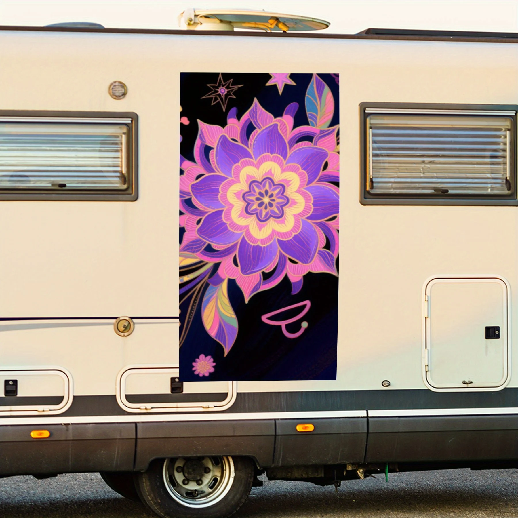 Gorgeous Floral Mandala - like Car Sticker,Vinyl decal on the side of the motor home, waterproof self-adhesive vinyl sticker on
Gorgeous Floral Mandala - like Car Sticker,Vinyl decal on the side of the motor home, waterproof self-adhesive vinyl sticker on