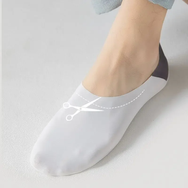 Men'S Boat Socks Thin Summer Color Matching Shallow Mouth Short Socks Low Barrel Invisible Non-Slip Can Be Cut Stockings Men
Men'S Boat Socks Thin Summer Color Matching Shallow Mouth Short Socks Low Barrel Invisible Non-Slip Can Be Cut Stockings Men