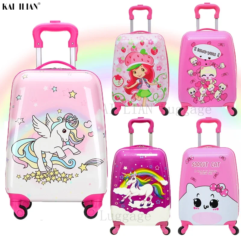 16/18 inch Kids Cartoon rolling luggage children travel suitcase on wheel trolley luggage carry-ons hardside bag for kid gift
16/18 inch Kids Cartoon rolling luggage children travel suitcase on wheel trolley luggage carry-ons hardside bag for kid gift
