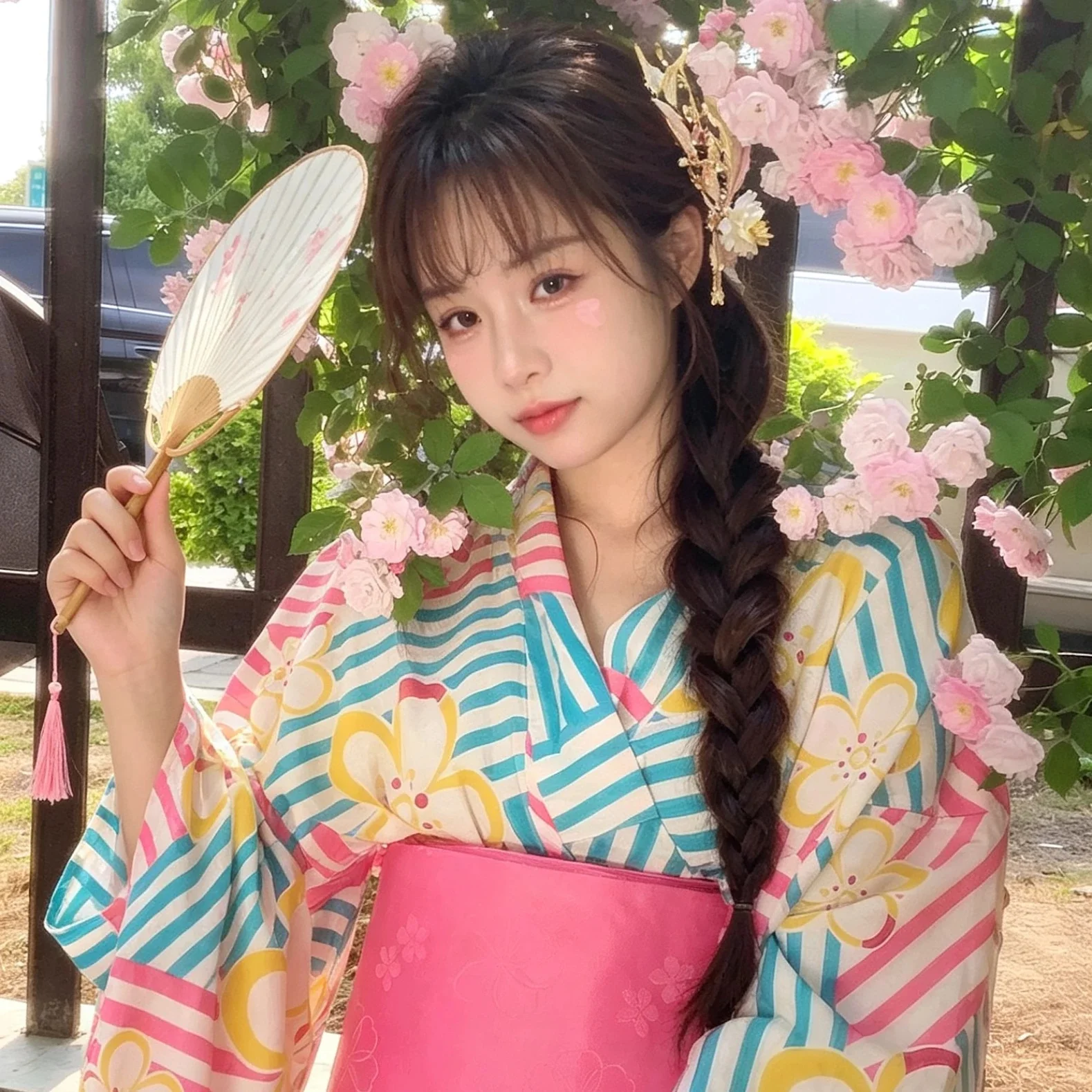 Women's Japanese Style Cotton Yukata Prints Kimono Travelling Photography Dress Cosplay Wear
Women's Japanese Style Cotton Yukata Prints Kimono Travelling Photography Dress Cosplay Wear