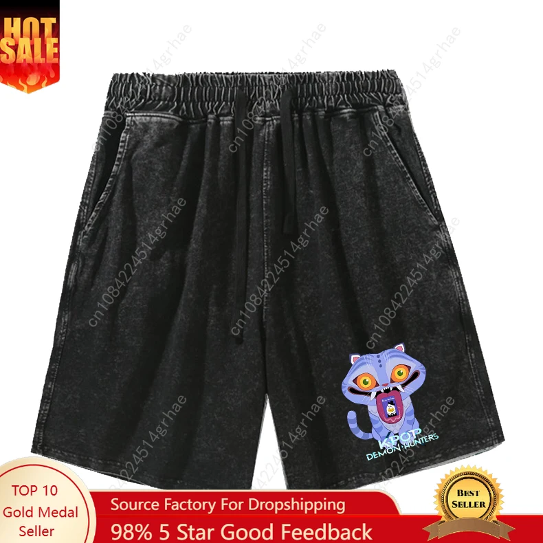 KPop Demon Hunters Mens Womans Retro Short Pants Vintage Cotton High Quality Elastic Soft Beach Shorts Customized Pant
KPop Demon Hunters Mens Womans Retro Short Pants Vintage Cotton High Quality Elastic Soft Beach Shorts Customized Pant