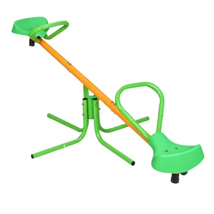 Outdoor seesaw sit and spin teeter totter for kids, light green polyethylene with steel frame, 360 rotation, safety certified f
Outdoor seesaw sit and spin teeter totter for kids, light green polyethylene with steel frame, 360 rotation, safety certified f