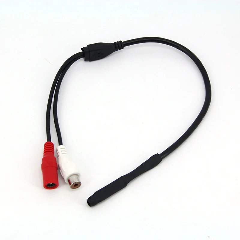 Mini Microphone Pickup DC 12V Sound Monitor Audio Pickup Audio RCA Power Cable for Cctv Camera DVR System Video Surveillance
Mini Microphone Pickup DC 12V Sound Monitor Audio Pickup Audio RCA Power Cable for Cctv Camera DVR System Video Surveillance