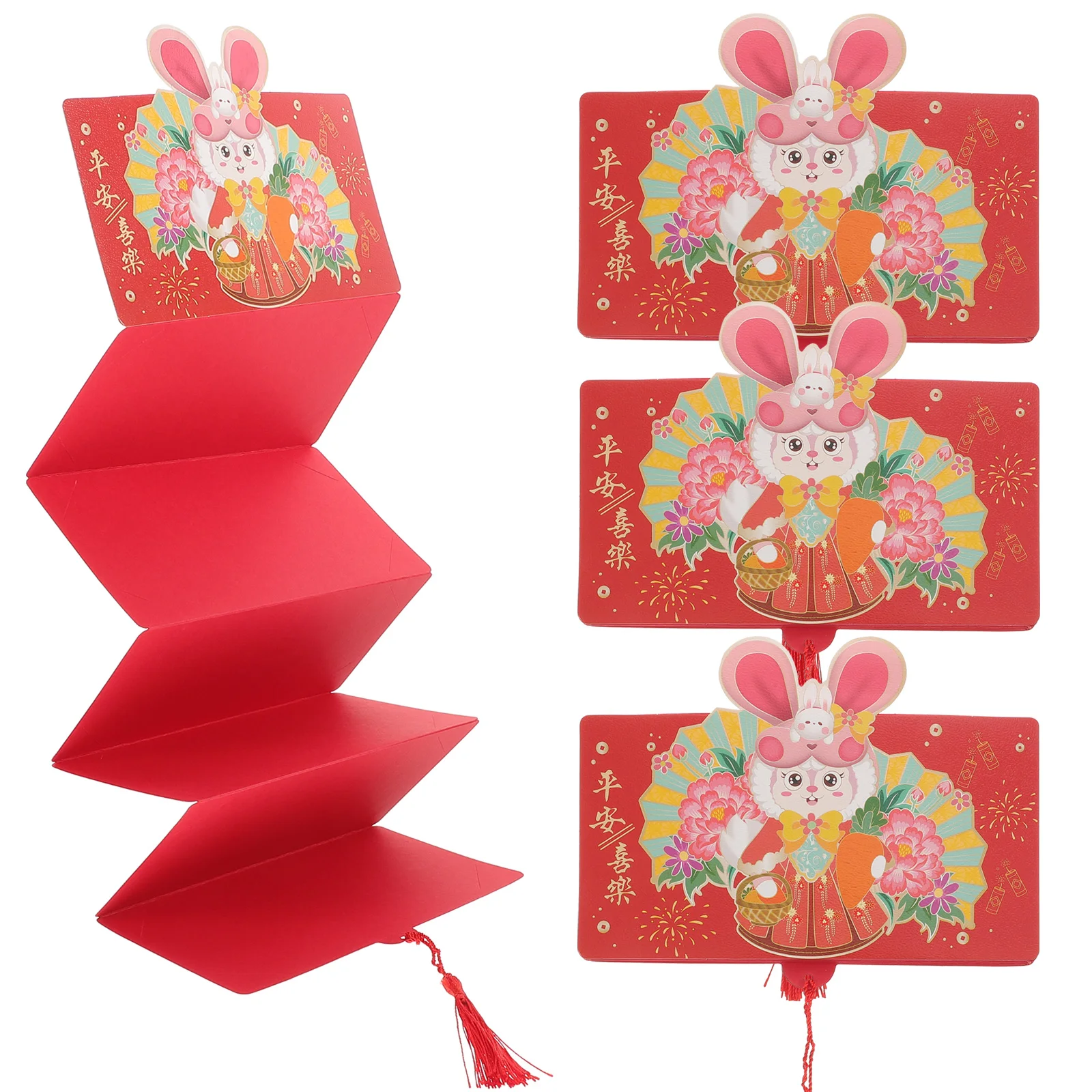 4 Pcs Red Envelopes Rabbit Pattern 2023 Zodiac Creative Lightweight Foldable Lucky Money Bag for Festival Gifts
4 Pcs Red Envelopes Rabbit Pattern 2023 Zodiac Creative Lightweight Foldable Lucky Money Bag for Festival Gifts