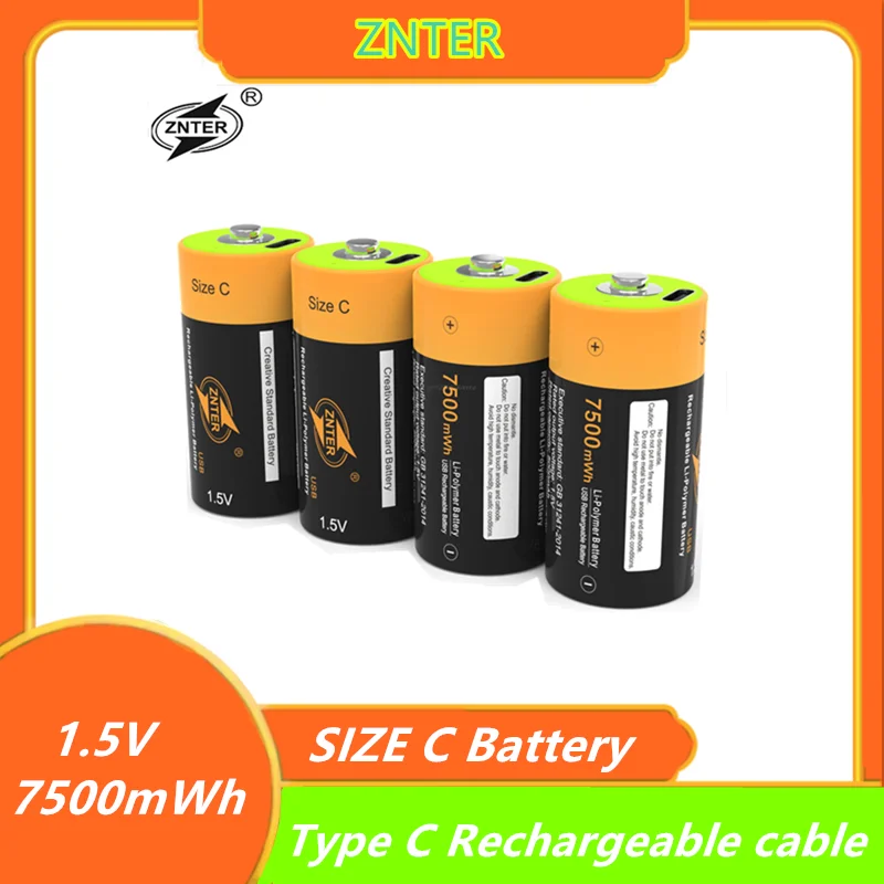 Аккумулятор ZNTER 1,5 В МВт-ч, Тип C, перезаряжаемые батареи C Lipo LR14, аккумулятор для радиоуправляемой камеры, аксессуары для дрона, зарядный кабе...
Аккумулятор ZNTER 1,5 В МВт-ч, Тип C, перезаряжаемые батареи C Lipo LR14, аккумулятор для радиоуправляемой камеры, аксессуары для дрона, зарядный кабе...