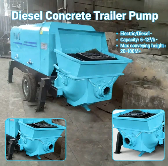 YG Customized Factory Sale Concrete Pump Diesel Machine Small Mini Concrete Pump Diesel Concrete Pump Conveyor
YG Customized Factory Sale Concrete Pump Diesel Machine Small Mini Concrete Pump Diesel Concrete Pump Conveyor