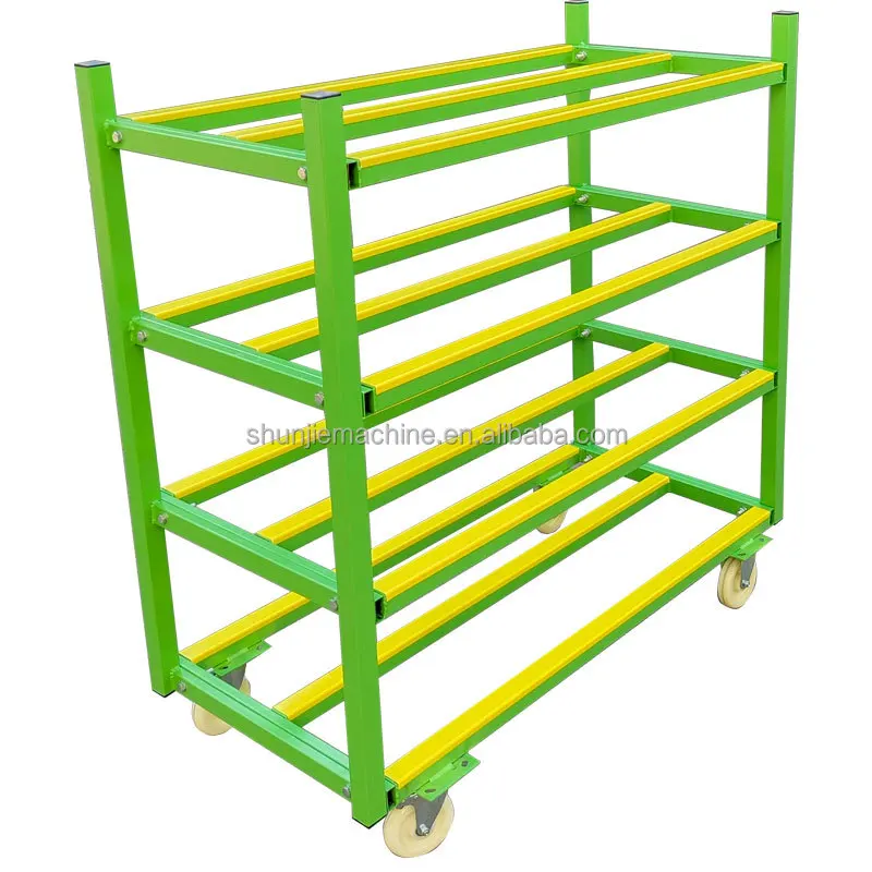 4 Tiers Metal Loading 500 Kg Warehouse Storage Rack Multi-layers Aluminum Profile Transport Moving Cart With Wheels
4 Tiers Metal Loading 500 Kg Warehouse Storage Rack Multi-layers Aluminum Profile Transport Moving Cart With Wheels