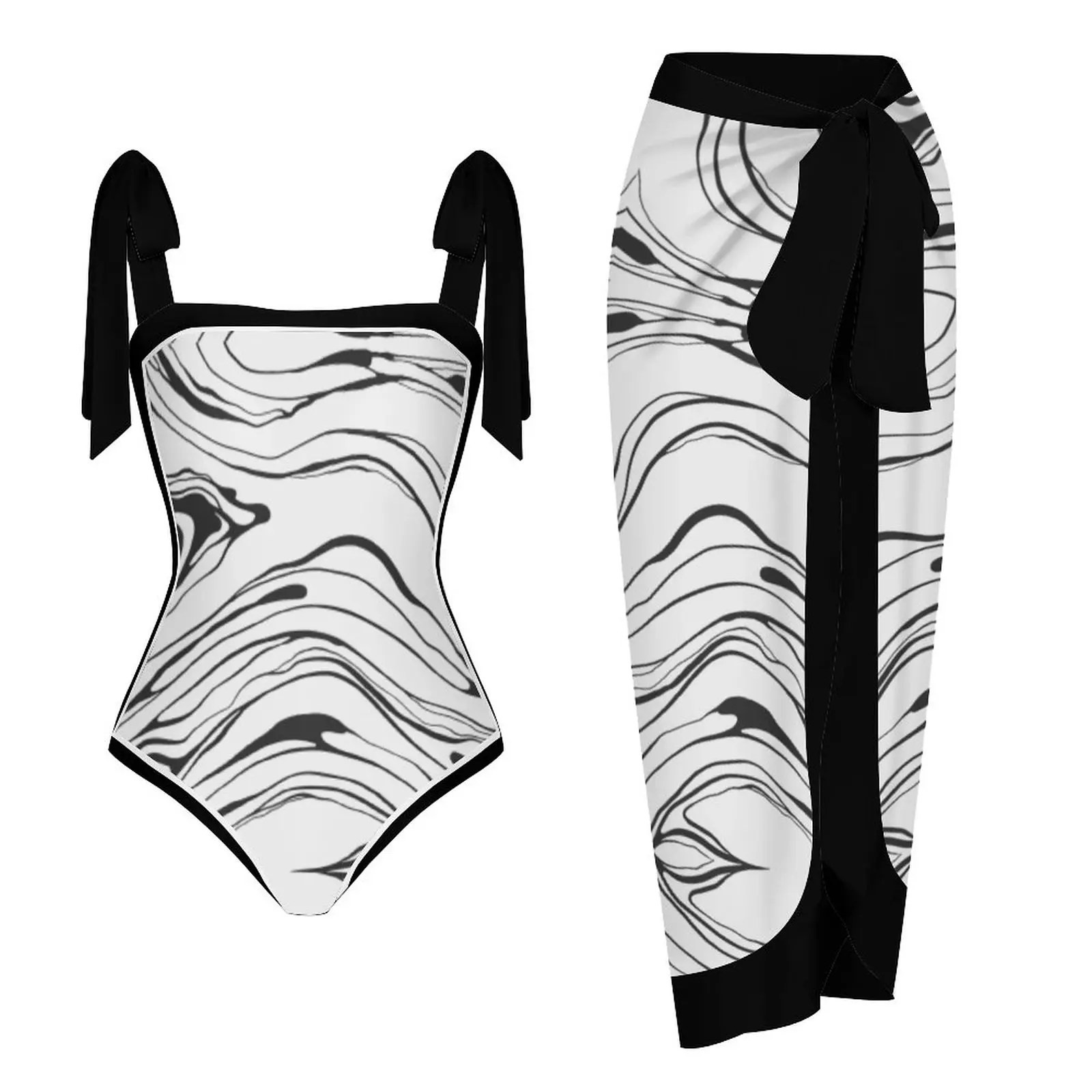 Women's Beach Wear Square Neck Floral Print One Piece Swimsuit and Cover Up Swimwear Adjustable Shoulder Straps Bathing Suits
Women's Beach Wear Square Neck Floral Print One Piece Swimsuit and Cover Up Swimwear Adjustable Shoulder Straps Bathing Suits