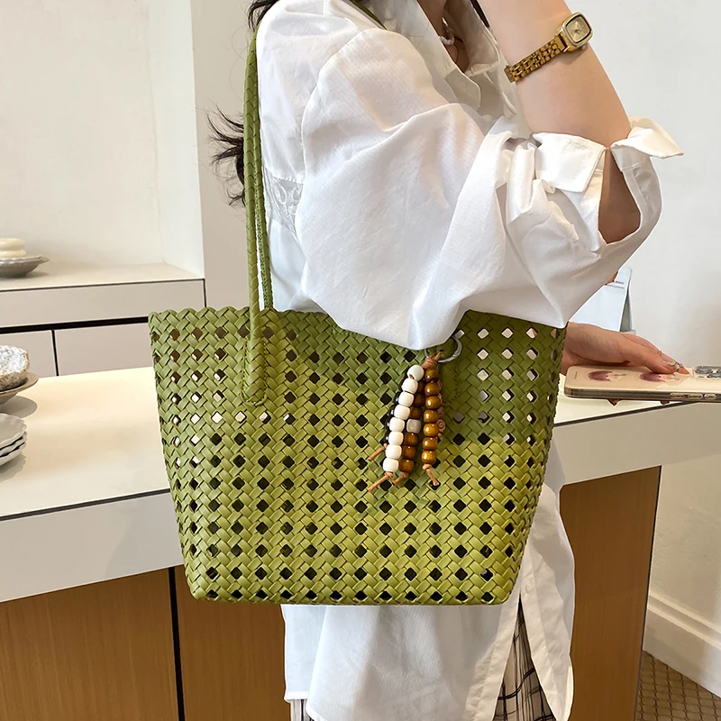 2pcs/set Small Solid Color Weave Tote Bags for Women 2026 Fashion Summer Shoulder Bags Simple Handbags Hollow Out Beach Bag
2pcs/set Small Solid Color Weave Tote Bags for Women 2026 Fashion Summer Shoulder Bags Simple Handbags Hollow Out Beach Bag