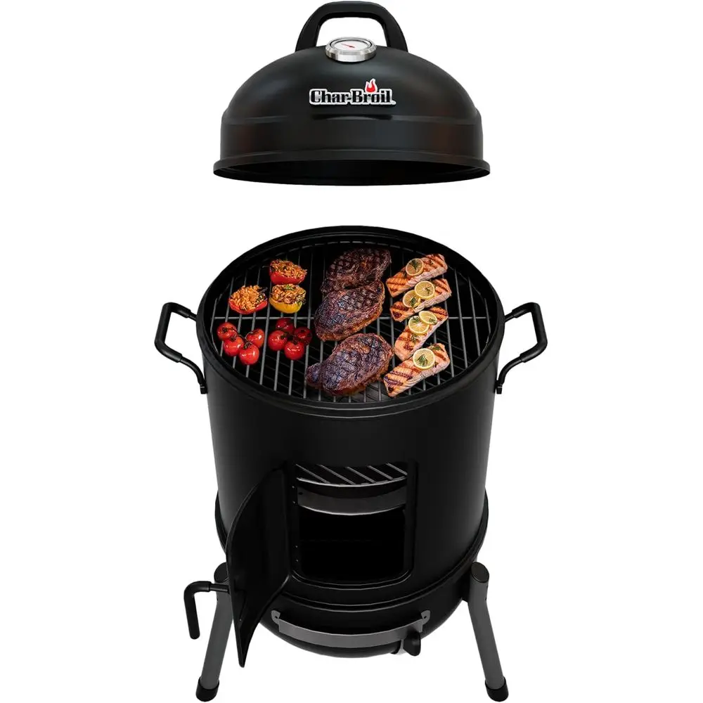 Char-Broil Charcoal Smoker 16" - 18202075,Black
Char-Broil Charcoal Smoker 16" - 18202075,Black