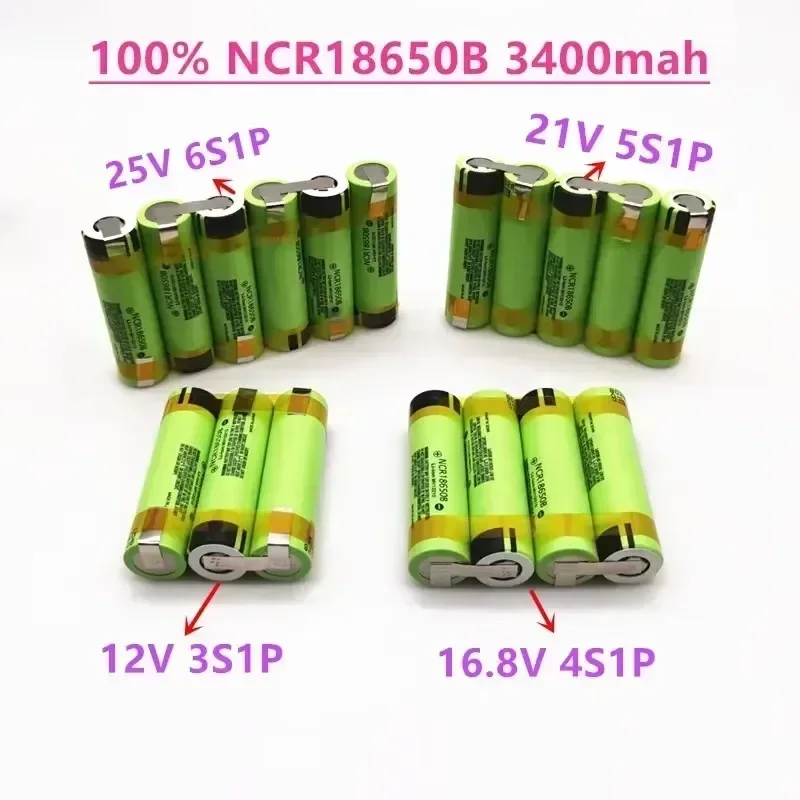 100% оригинальный NCR18650B 3400 мАч 12 В 16,8 В 21 В 25 В аккумуляторный блок 20 А разрядный ток для аккумулятора отвертки Shura
100% оригинальный NCR18650B 3400 мАч 12 В 16,8 В 21 В 25 В аккумуляторный блок 20 А разрядный ток для аккумулятора отвертки Shura