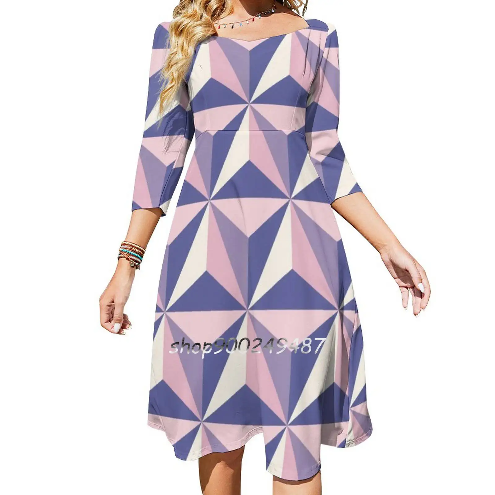 - Spaceship Earth Square Neck Dress Cute Loose Print Dresses Elegant Beach Party Dress Spaceship Earth Pattern Modern Theme
- Spaceship Earth Square Neck Dress Cute Loose Print Dresses Elegant Beach Party Dress Spaceship Earth Pattern Modern Theme