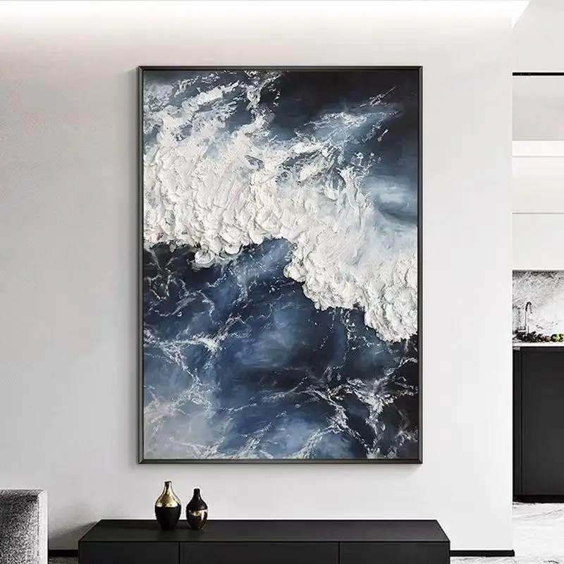mc-120X80CM Hand-painted Oil Abstract Art Deep Blue Seascape Wall Hanging, Nordic Minimalist Living Room Decoration^
mc-120X80CM Hand-painted Oil Abstract Art Deep Blue Seascape Wall Hanging, Nordic Minimalist Living Room Decoration^
