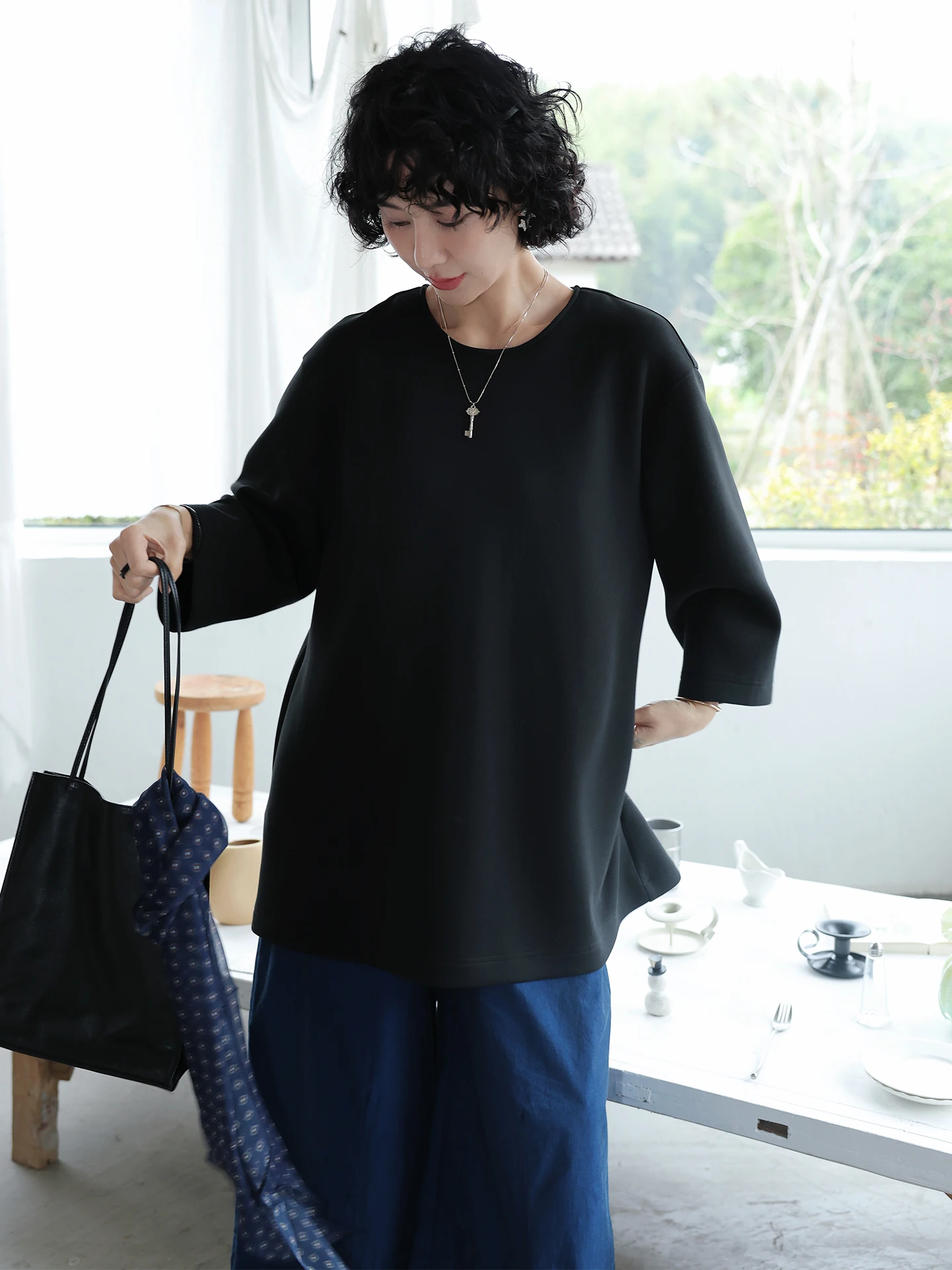 TT Swan Dance Long Sve T-irt Silk Cotton Air Layer mat Early Spring Zipper Ba Ladies Fashion Top
TT Swan Dance Long Sve T-irt Silk Cotton Air Layer mat Early Spring Zipper Ba Ladies Fashion Top