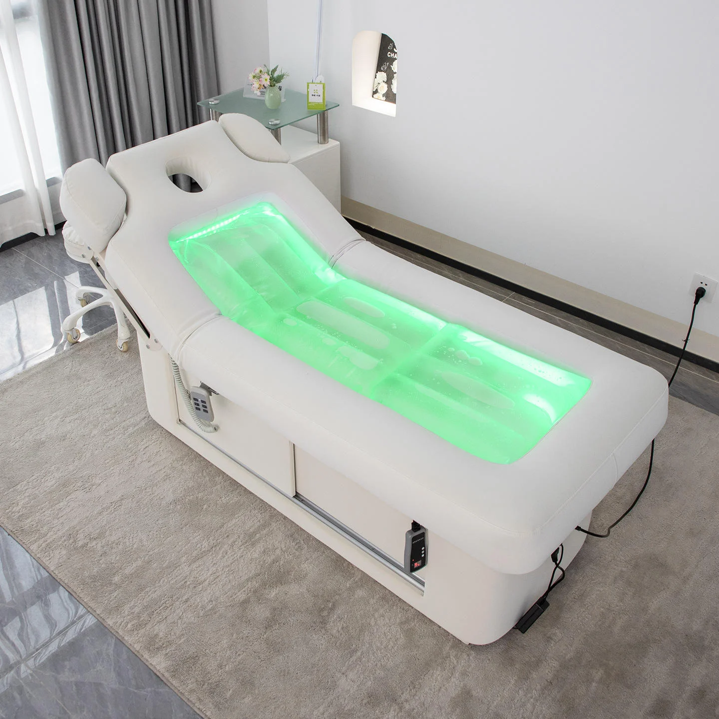 Luxury Spa Bed Esthetician Therapy Treatment Electric Heating Water Heating Massage Table with LED Light Massage Table Clinic
Luxury Spa Bed Esthetician Therapy Treatment Electric Heating Water Heating Massage Table with LED Light Massage Table Clinic