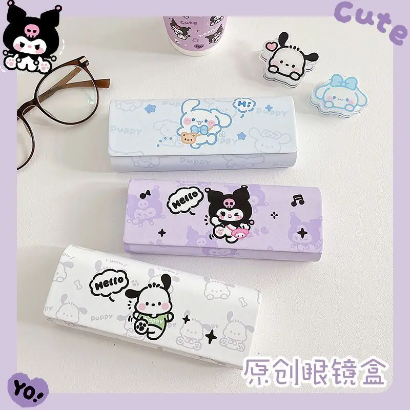 Sanrio Cartoon Anime Characters Kulomi Pochacco Cute Student Glasses Case Portable Compression Anti-fall Storage Box Wholesale
Sanrio Cartoon Anime Characters Kulomi Pochacco Cute Student Glasses Case Portable Compression Anti-fall Storage Box Wholesale