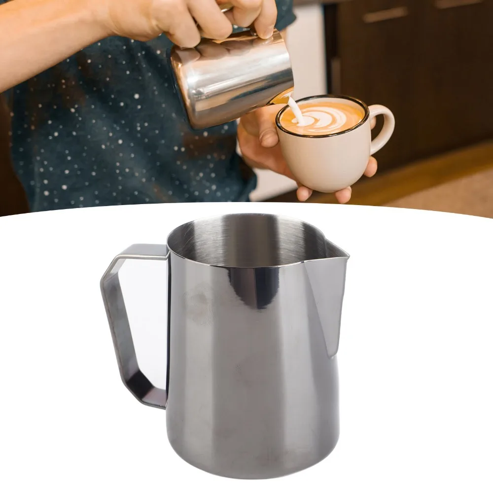 Latte Art Stainless Steel Milk Frothing Pitcher Durable Flow Control Mixing Cup 450ml Frother Jug Coffee Drinks
Latte Art Stainless Steel Milk Frothing Pitcher Durable Flow Control Mixing Cup 450ml Frother Jug Coffee Drinks