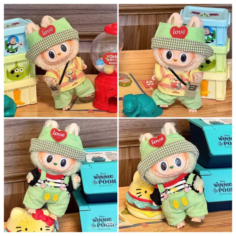 17cm Labubu Green And Black Style Series Only Clothes Cute Vinyl Doll Labubu V1 V3 Diy Clothes Decoration Doll Clothes In Stock
17cm Labubu Green And Black Style Series Only Clothes Cute Vinyl Doll Labubu V1 V3 Diy Clothes Decoration Doll Clothes In Stock