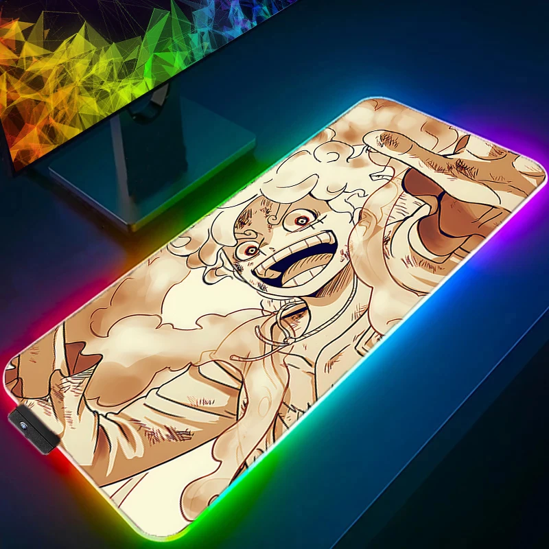RGB LED Mouse Pad Office Desk Mat Rubber Keyboard Pad Computer Game One Piece Luffy Mousepad PC Accessories Mouse Mat Tablet Pad
RGB LED Mouse Pad Office Desk Mat Rubber Keyboard Pad Computer Game One Piece Luffy Mousepad PC Accessories Mouse Mat Tablet Pad