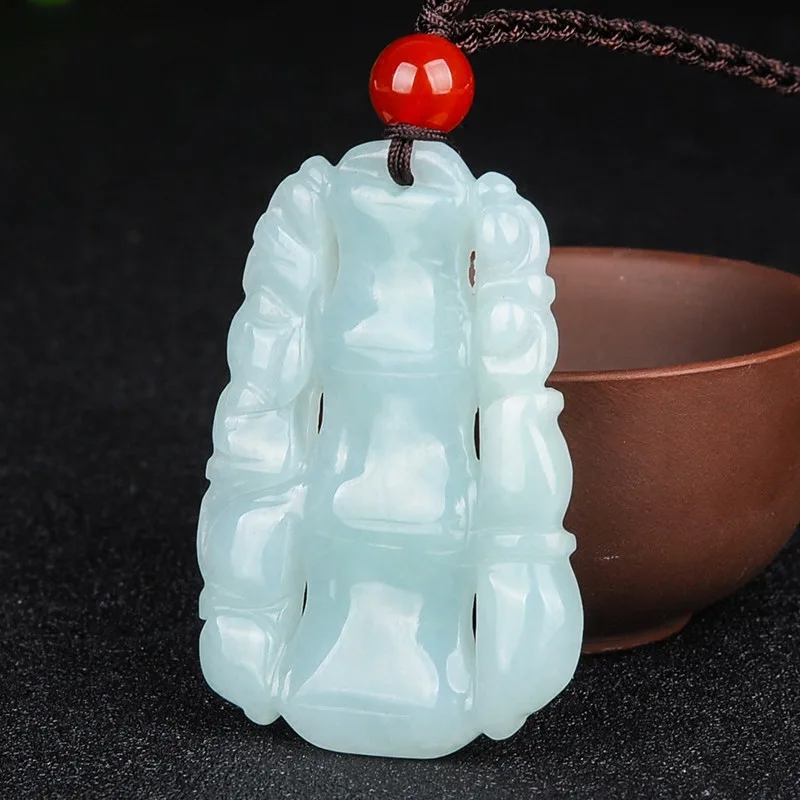 Fine Jewelry Natural Jade A+ Jadeite Ice Glutinous Hollow Bamboo Pendant
Fine Jewelry Natural Jade A+ Jadeite Ice Glutinous Hollow Bamboo Pendant