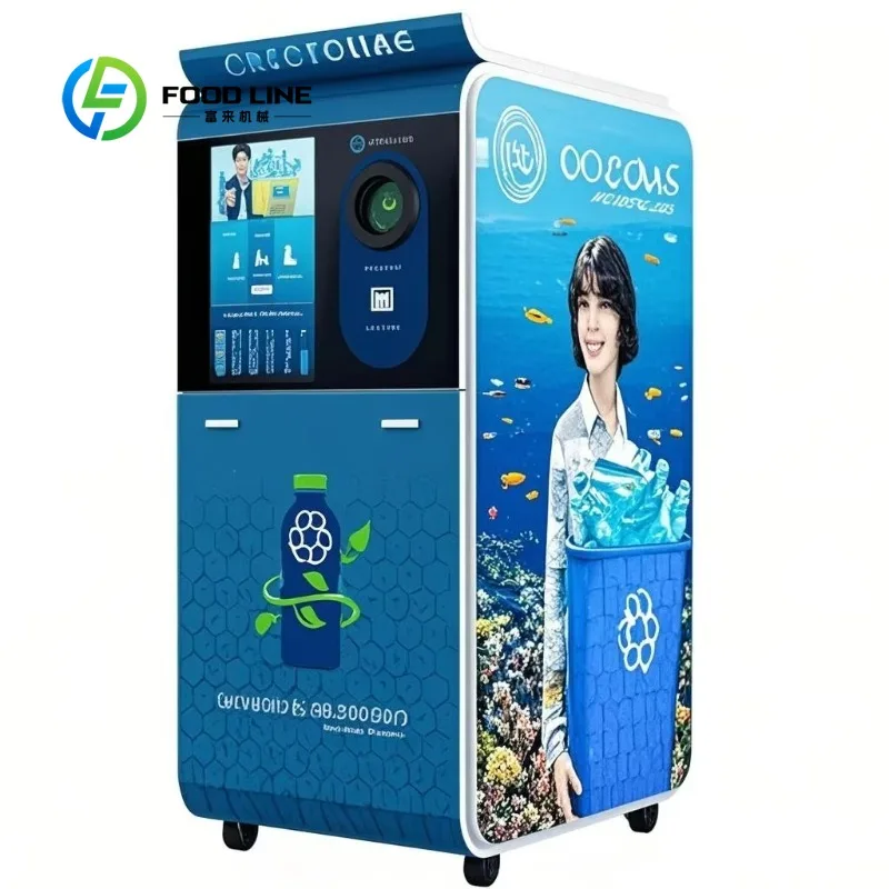 Customized RVM Reverse Vending Machine with Compactor Print Receipt for Beverage Containers Plastic & Cans Recycle
Customized RVM Reverse Vending Machine with Compactor Print Receipt for Beverage Containers Plastic & Cans Recycle