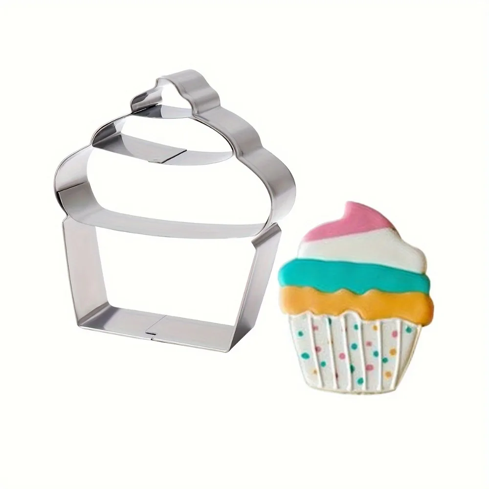 1Pc Stainless Steel Ice Cream Cookie Cutter Set Christmas Baking Mold Popsicle Cupcake Shapes Baking Decor Tools Bakeware 
1Pc Stainless Steel Ice Cream Cookie Cutter Set Christmas Baking Mold Popsicle Cupcake Shapes Baking Decor Tools Bakeware