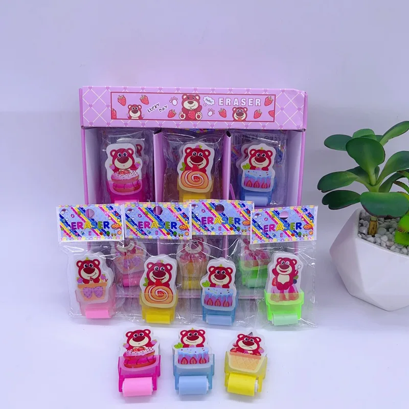 New Sanrio Cartoon Roller Eraser With High Aesthetic Value, Two In One Dual-purpose Student Shaped Pencil Eraser
New Sanrio Cartoon Roller Eraser With High Aesthetic Value, Two In One Dual-purpose Student Shaped Pencil Eraser