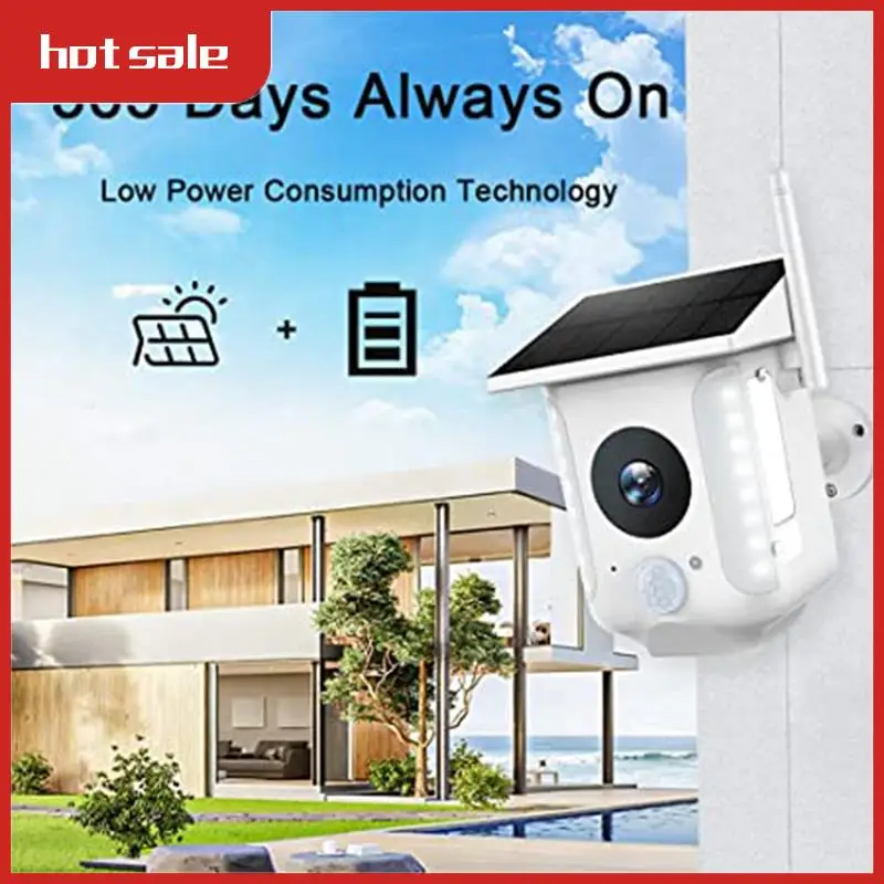 Outdoor Wireless Solar Low Power Camera Monitor Camera Outdoor Security Camera With LED Spotlight, Color Night Vision
Outdoor Wireless Solar Low Power Camera Monitor Camera Outdoor Security Camera With LED Spotlight, Color Night Vision