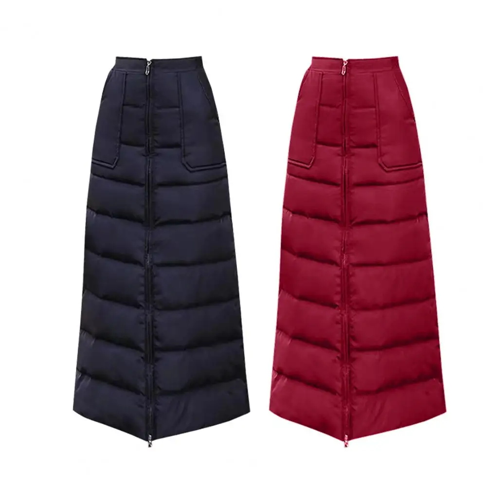 Women Down Cotton 2025 Thicken Warm Long Winter Skirt for Women Korean Long Skirt Women Black Down Elastic-waist Zipper Skirt
Women Down Cotton 2025 Thicken Warm Long Winter Skirt for Women Korean Long Skirt Women Black Down Elastic-waist Zipper Skirt