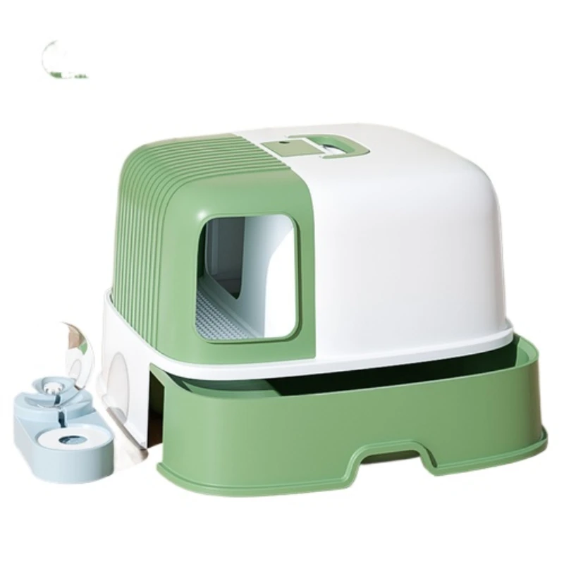 Cat garbage bin fully enclosed, oversized corridor, long aisle drawer, pet toilet supplies
Cat garbage bin fully enclosed, oversized corridor, long aisle drawer, pet toilet supplies