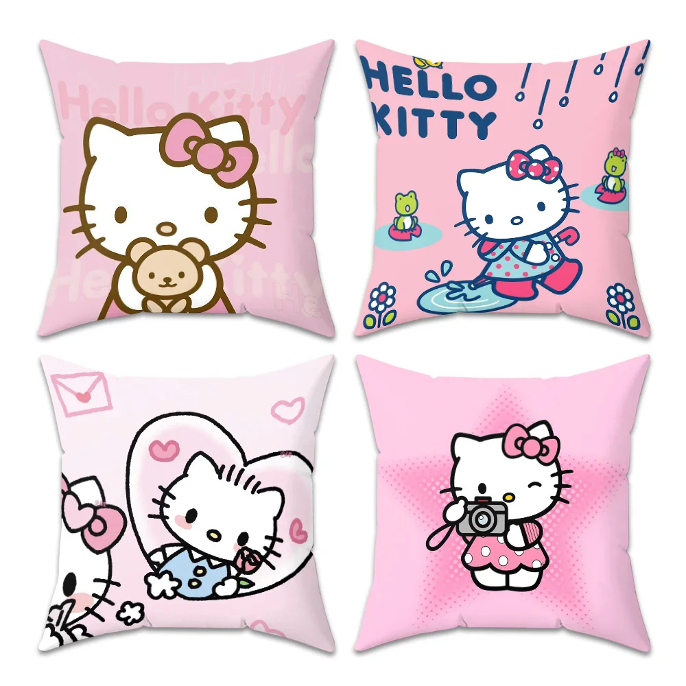 Чехлы для подушек Sanrio Hello Kitty, декоративная наволочка, декор 40x40, чехлы для дома и украшения для подушек для кровати, чехлы для дивана
Чехлы для подушек Sanrio Hello Kitty, декоративная наволочка, декор 40x40, чехлы для дома и украшения для подушек для кровати, чехлы для дивана
