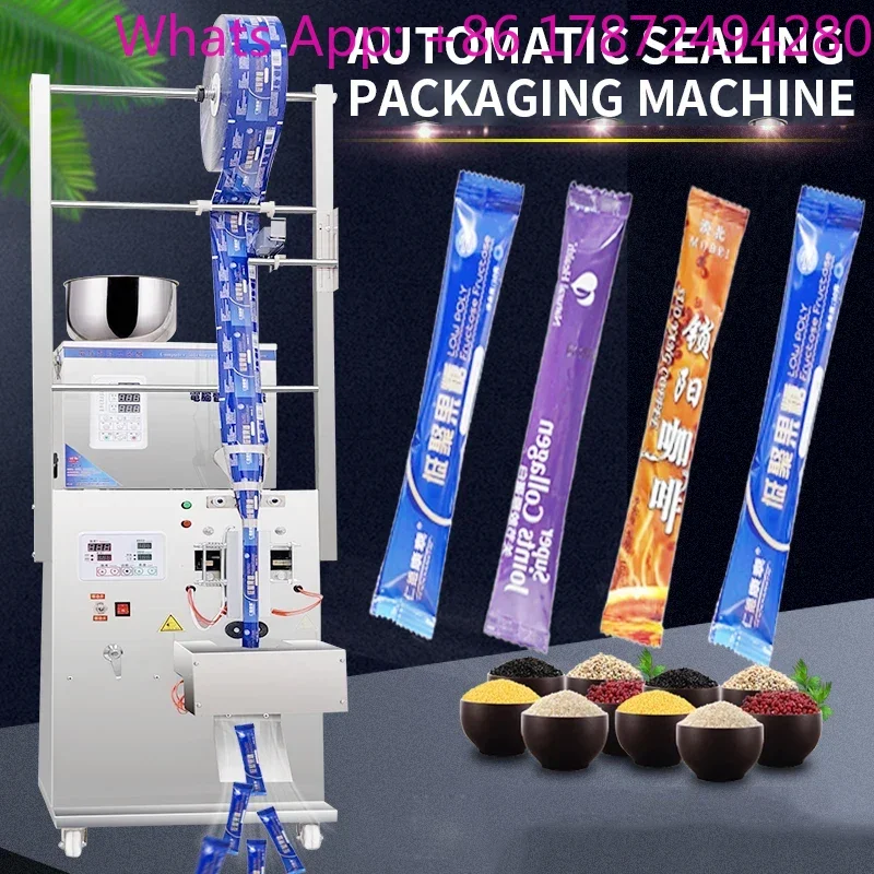 Automatic Sealing Packaging Machine Coffee Powder Granule Food Quantitative Sub-packaging Sealing Packaging Machine Strip Design
Automatic Sealing Packaging Machine Coffee Powder Granule Food Quantitative Sub-packaging Sealing Packaging Machine Strip Design