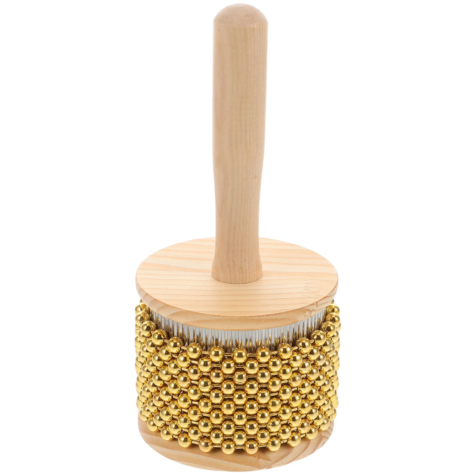 Mini Wooden Cabasa Percussion Instrument Long-Lasting Metal Beads Portable Rhythm Shaker African Latin Jazz Music
Mini Wooden Cabasa Percussion Instrument Long-Lasting Metal Beads Portable Rhythm Shaker African Latin Jazz Music