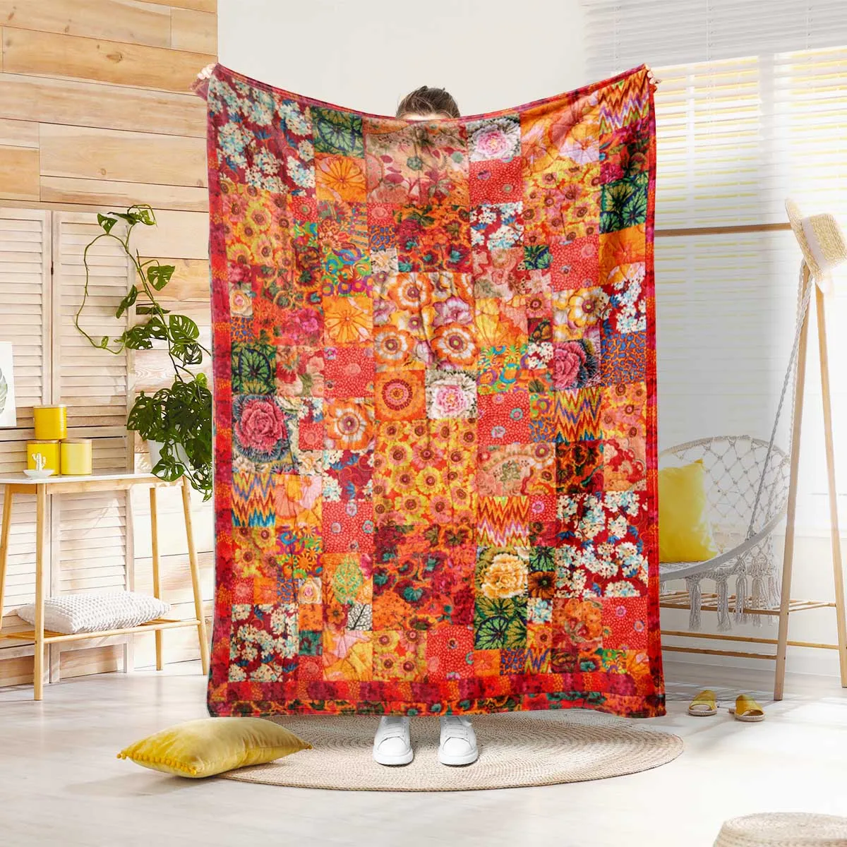 1PC bohemia flowers pattern printed blanket, suitable for sofas, beds, offices, travel, camping chairs, warm plush blanket
1PC bohemia flowers pattern printed blanket, suitable for sofas, beds, offices, travel, camping chairs, warm plush blanket